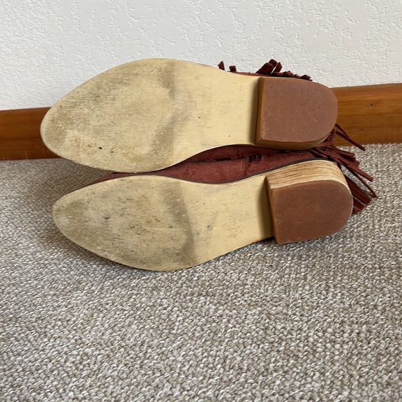 Mi.iM Thea fringe leather booties 6.5 - Picture 4 of 9